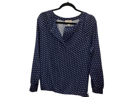 Top Long Sleeve By Loft In Blue, Size: S For Discount