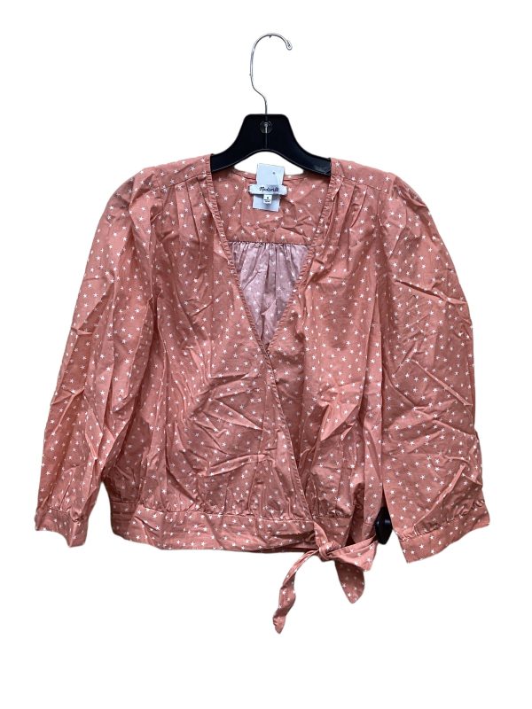 Top Long Sleeve By Madewell In Pink, Size: M Online Hot Sale