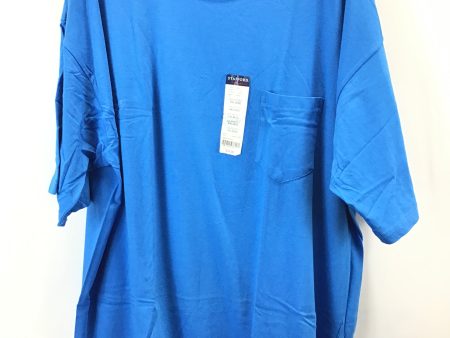 Top Short Sleeve Basic By Clothes Mentor In Blue, Size: 2x Sale