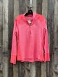 Athletic Top Long Sleeve Collar By Avia In Coral, Size: L For Sale