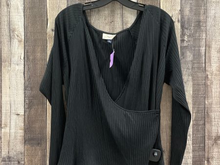 Top Long Sleeve By Universal Thread In Black, Size: 2x Online Hot Sale