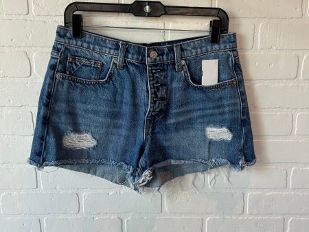 Shorts By 7 For All Mankind In Blue Denim, Size: 6 Online Sale