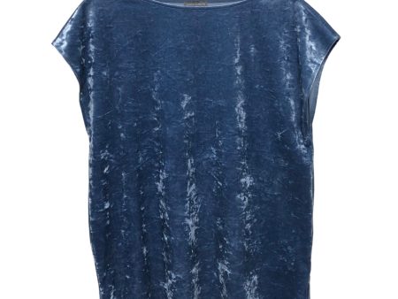 Top Short Sleeve By Vince Camuto In Blue, Size: S Discount