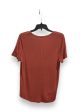 Top Short Sleeve Basic By A New Day In Orange, Size: M For Cheap