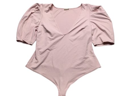 Bodysuit By Free People In Pink, Size: L Cheap