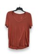 Top Short Sleeve Basic By A New Day In Orange, Size: M For Cheap