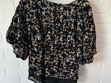 Bodysuit By Free People In Black & Yellow, Size: M Online Sale