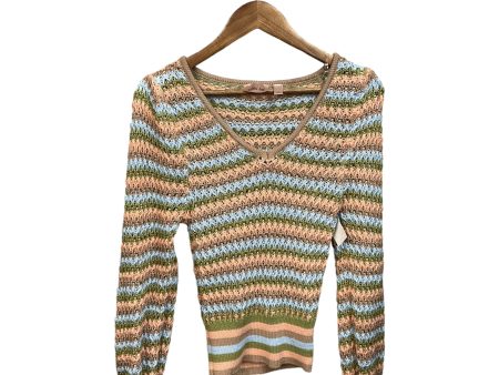 Sweater By Clothes Mentor In Striped Pattern, Size: S Discount