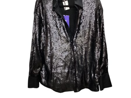 Jacket Shirt By Target In Black, Size: L Cheap