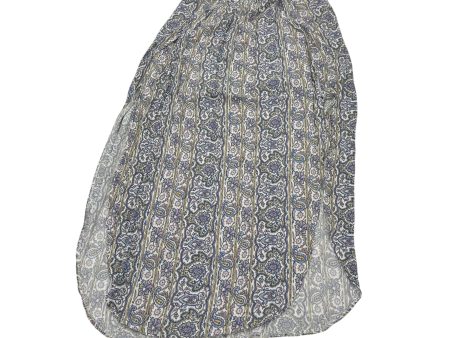 SKIRT MAXI By AMERICAN EAGLE In BLUE & WHITE, Size:L on Sale