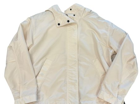 Jacket Windbreaker By Everlane In Cream, Size: L For Cheap