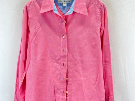 Top Long Sleeve By Tommy Hilfiger In Pink, Size: 6 For Cheap