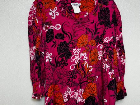 Top 3 4 Sleeve Basic By Chicos O In Print, Size: Xxl For Cheap