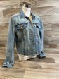 Jacket Denim By Clothes Mentor In Blue Denim, Size: M For Cheap