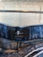 Shorts By 7 For All Mankind In Blue Denim, Size: 6 Online Sale