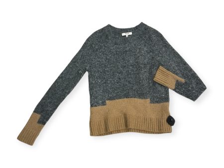 Sweater By Madewell In Grey & Tan, Size: M For Cheap