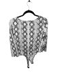 Bodysuit By Clothes Mentor In Snakeskin Print, Size: Xl For Sale