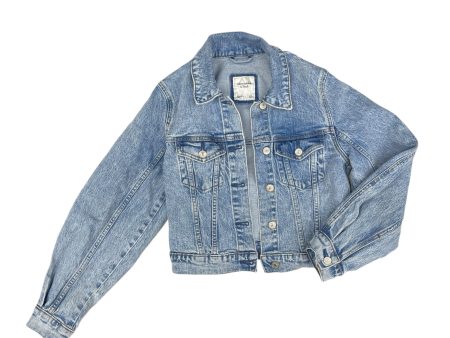 Jacket Denim By Abercrombie And Fitch In Blue, Size: S Hot on Sale