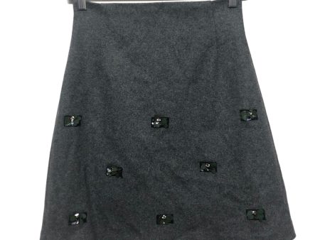 Skirt Designer By Max Mara In Grey, Size: Xs For Discount