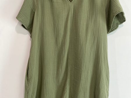 Dress Casual Midi By Old Navy In Green, Size: L Hot on Sale