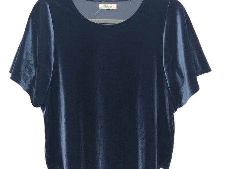 Top Short Sleeve By Madewell In Blue, Size: S Sale