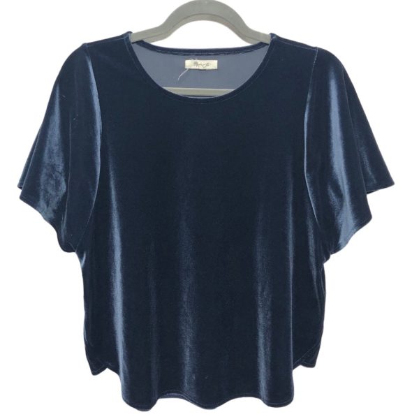 Top Short Sleeve By Madewell In Blue, Size: S Sale