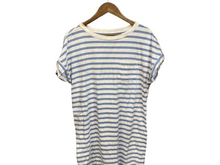 Tunic Short Sleeve By Gap In Striped Pattern, Size: M For Discount