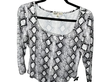 Bodysuit By Clothes Mentor In Snakeskin Print, Size: Xl For Sale