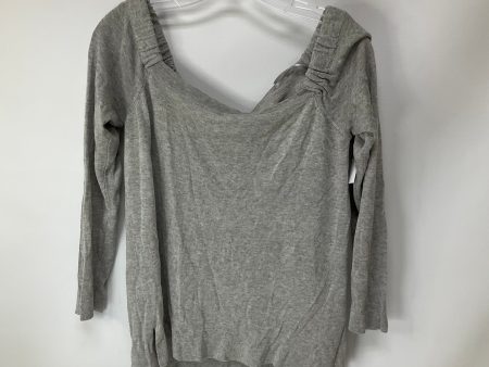 Top Long Sleeve By Milly In Grey, Size: M For Cheap