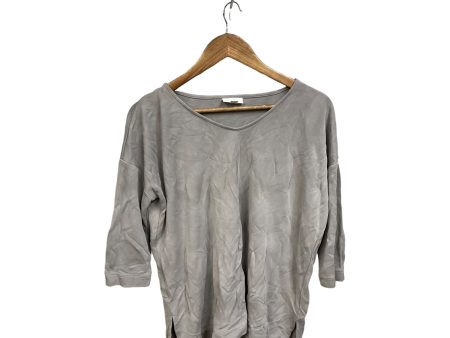 Top 3 4 Sleeve Basic By Pure Jill In Grey, Size: S Hot on Sale