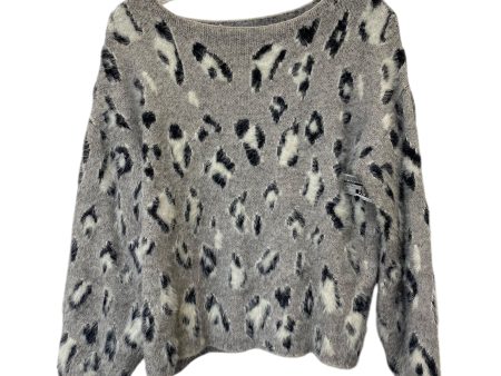 Sweater By Solutions In Animal Print, Size: S Fashion