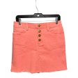 Kooper Skirt Papaya Punch Designer By Lilly Pulitzer In Orange, Size: 6 For Sale