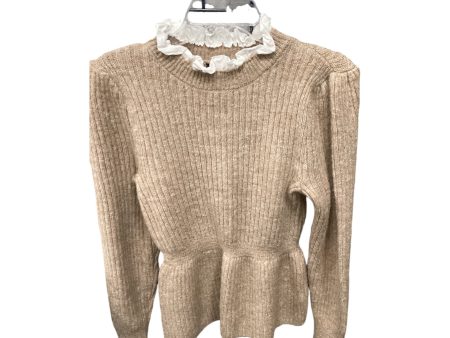 Sweater By Lea & Viola In Tan, Size: S Online Sale