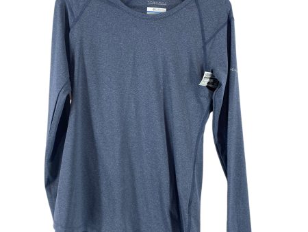 Athletic Top Long Sleeve Collar By Columbia In Grey, Size: S Sale