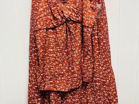 Skirt Set 2pc By Simply Vera In Orange, Size: M For Cheap