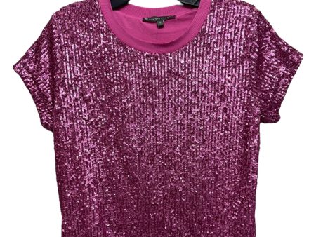 Sequin Tee By Elliott Lauren In Pink, Size: S Sale