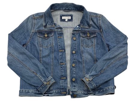 Jacket Denim By Loft In Blue, Size: L Online