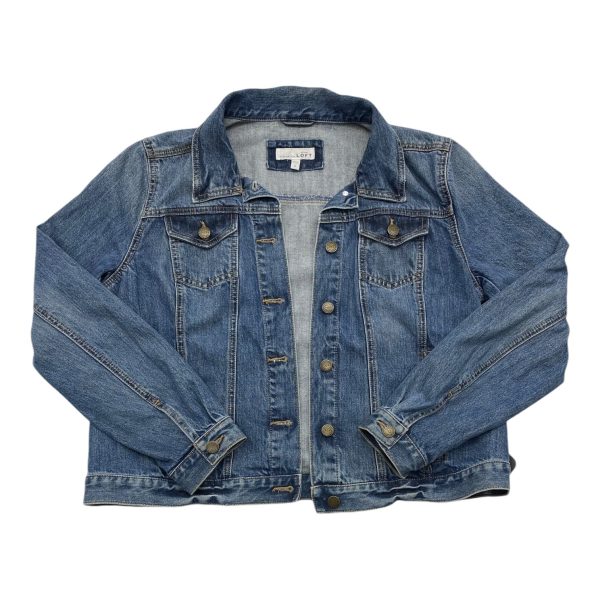 Jacket Denim By Loft In Blue, Size: L Online