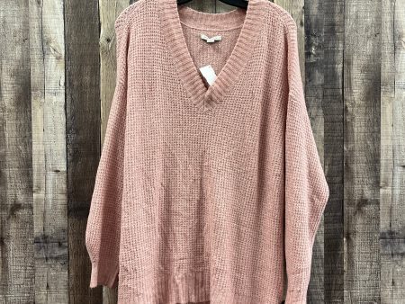 Sweater By American Eagle In Pink, Size: M Sale