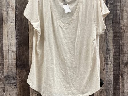 Top Short Sleeve By Sonoma In Beige, Size: Xxl For Sale