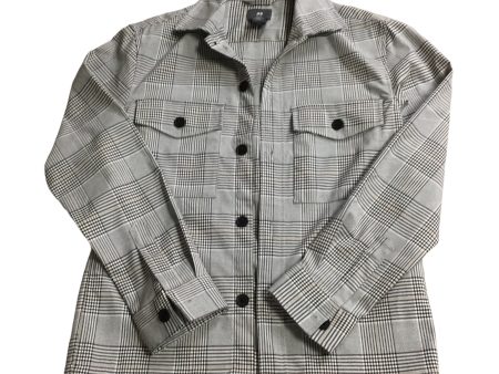 Jacket Shirt By H&m In Grey, Size: Xs Online now