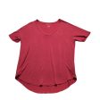 Top Short Sleeve Basic By American Eagle In Pink, Size: S on Sale