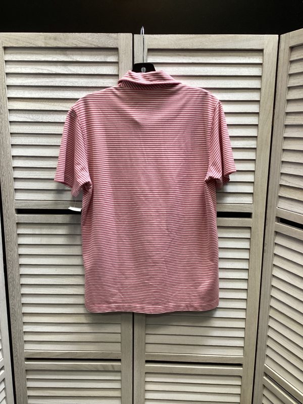 Top Short Sleeve By Vineyard Vines In Pink & White, Size: S on Sale