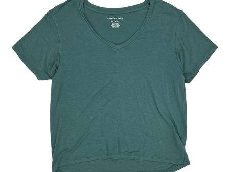 GREEN TOP SS BASIC by AMERICAN EAGLE Size:XS Online