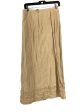 Skirt Maxi By Harolds In Tan, Size: M For Sale