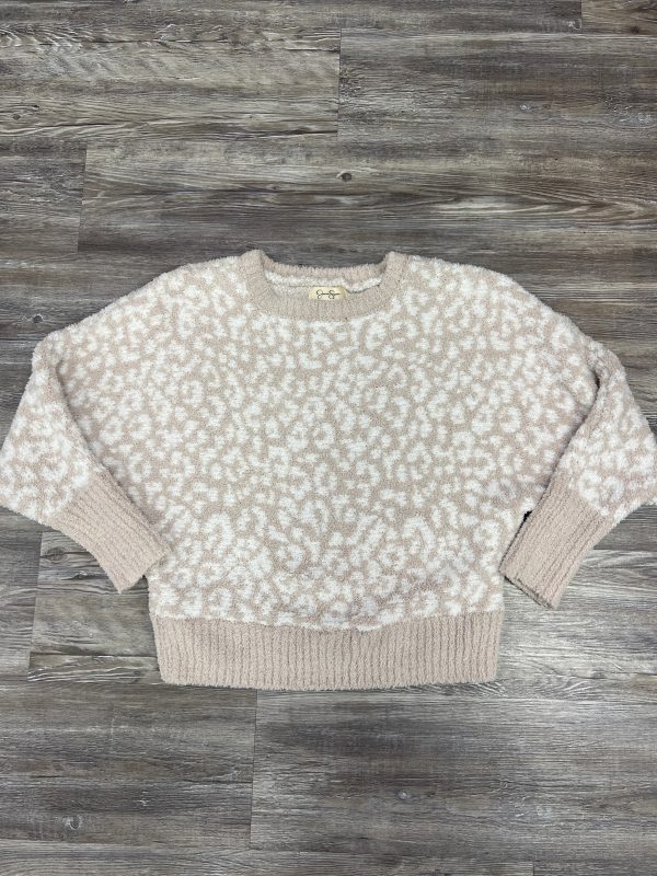 Sweater By Jessica Simpson In Animal Print, Size: L Discount