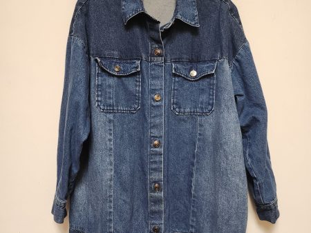 Jacket Denim By Divided In Blue Denim, Size: S on Sale