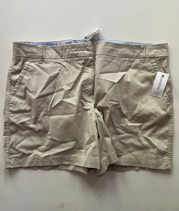 Shorts By Crown And Ivy In Khaki, Size: 16 Online now