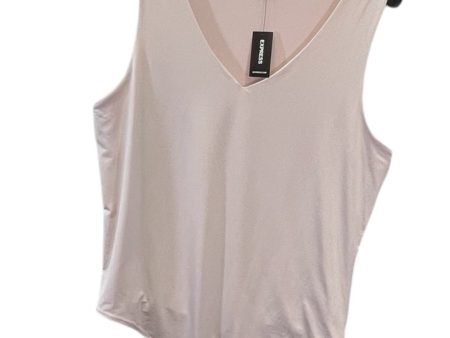 Bodysuit By Express In Pink, Size: Xl For Discount