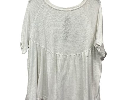 Ivory Top Short Sleeve American Eagle, Size M Hot on Sale